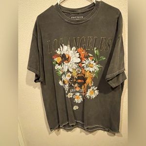 PacSun size large Los Angeles shirt sleeve, color grey